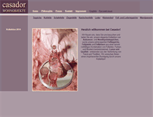 Tablet Screenshot of casador.de